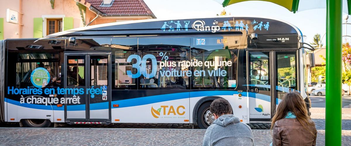 Un bus d'Annemasse en mobility