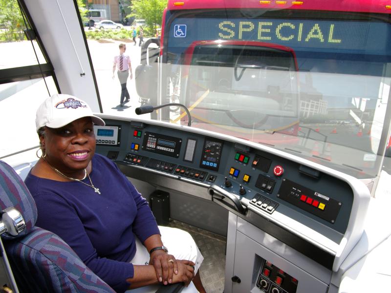 Conductrice tram Washington